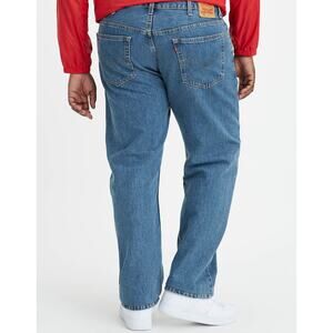 Levi's 505 Dark Wash Regular Fit Straight Leg Jeans Men's - Size 36